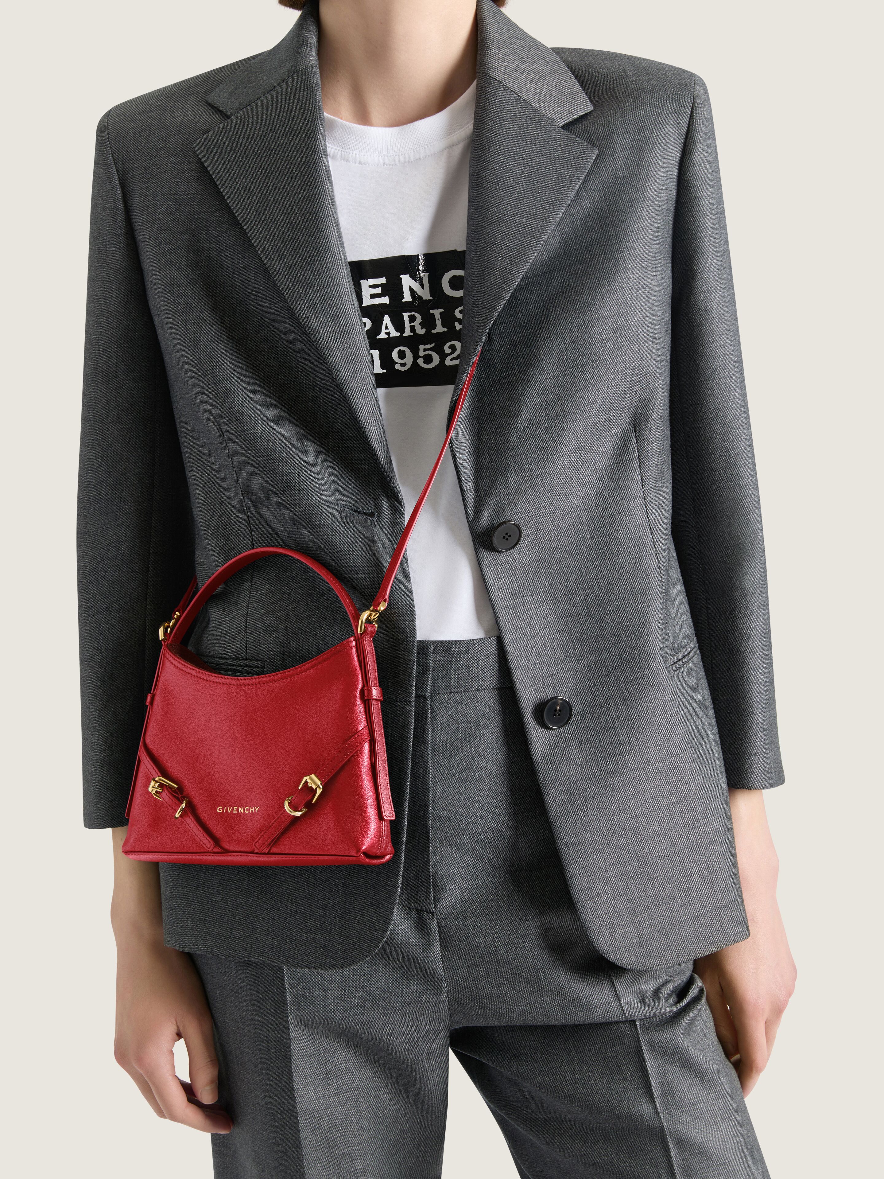 Nano Voyou bag in shiny leather